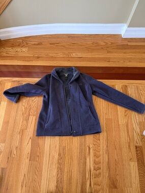 North face purple Zip-Up Fleece Jacket